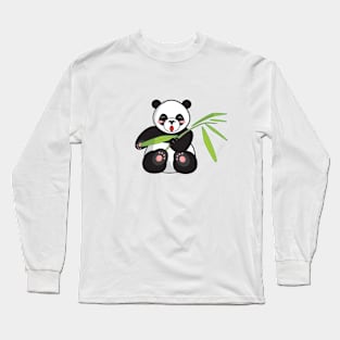 Cute Panda Long Sleeve T-Shirt